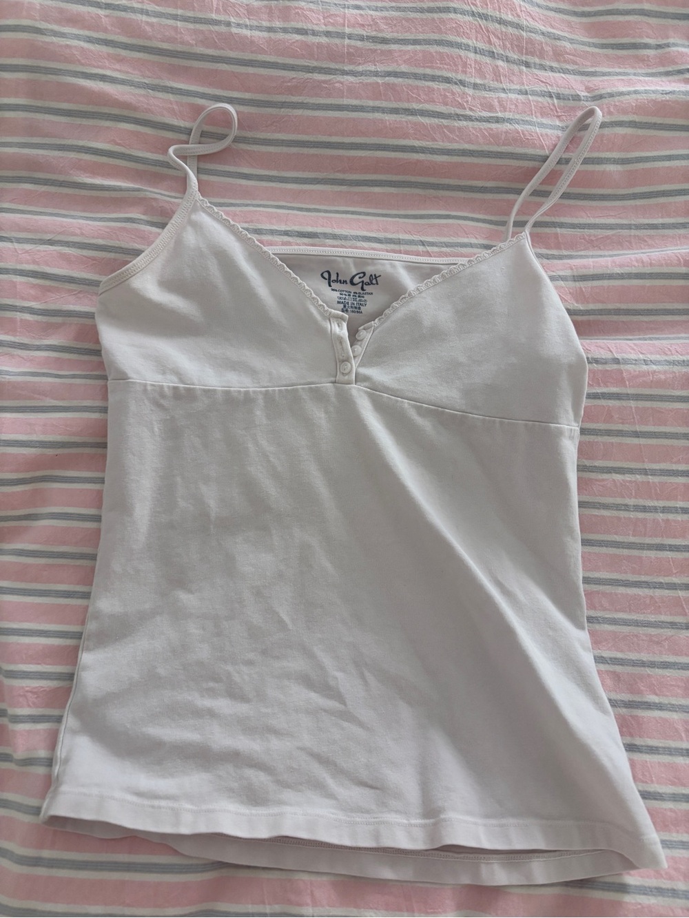 Brandy Melville john galt light pink tiffany tank